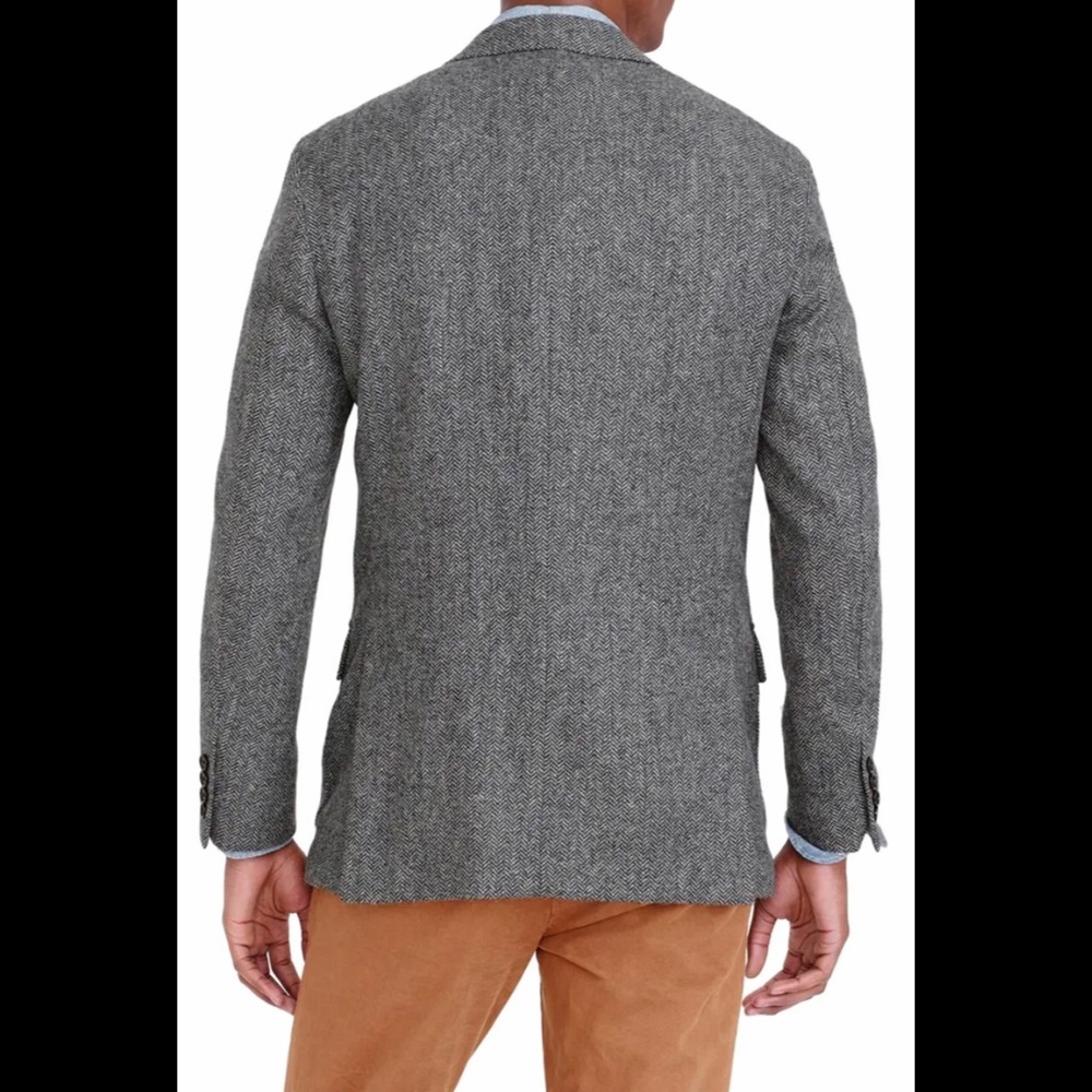 J. Crew Ludlow Blazer Herringbone English Tweed - Picture 3 of 12